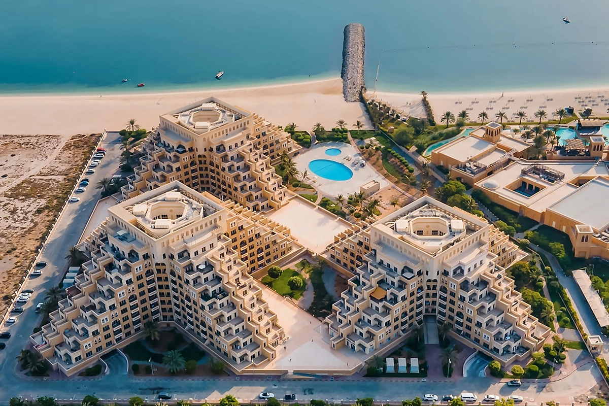 Ras Al Khaimah city and mountain setting